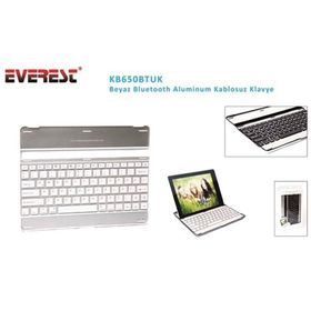 Everest KB650BTUK Beyaz Bluetooth Tablet Klavye