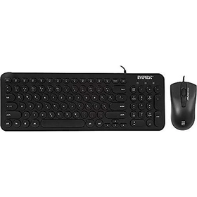 Everest KM-01K Siyah Usb Klavye Mouse Set