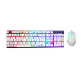 Everest KM-198 Luminax Beyaz Q Gaming Oyuncu Klavye ve Mouse Set