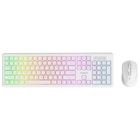 Everest KM-319BT Beyaz Kablosuz Klavye Mouse Seti