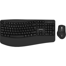 Everest KM-35 Comfy Siyah Kablosuz Ergonomik Q Multimedia Klavye ve Mouse Set