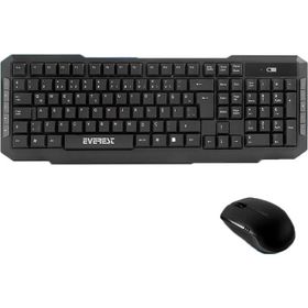 Everest KM-511 Siyah Kablosuz Q Klavye Mouse Seti