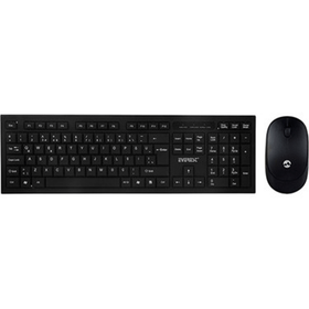 Everest KM-6121 Siyah Kablosuz Klavye Mouse Set