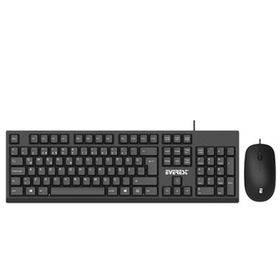 Everest KM-615 Siyah USB Kablolu Q Klavye + Mouse Set