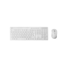 Everest KM-730 Beyaz Kablosuz Q Multimedia Klavye + Mouse Set