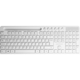 Everest KM-730 Beyaz Kablosuz Q Multimedia Klavye + Mouse Set