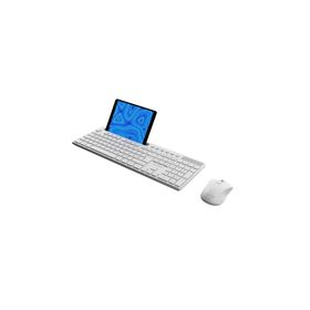 Everest KM-730 Beyaz Kablosuz Q Multimedia Klavye + Mouse Set