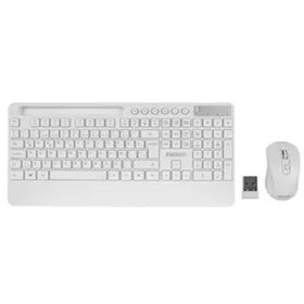 Everest KM-9676 Beyaz Kablosuz Klavye Mouse Seti