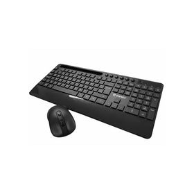 Everest KM-9676 Telefon Standlı Kablosuz Multimedia Q Klavye ve Mouse Seti