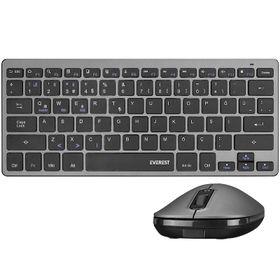 Everest Km-bt843 Siyah Kablosuz Klavye Mouse Set