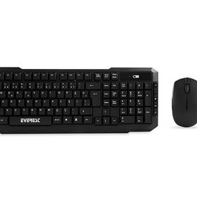 Everest Km510 Siyah Kablosuz Klavye Mouse Set