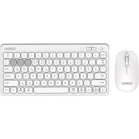 Everest Lumi KM-BT903 Beyaz Kablosuz Klavye Mouse Seti