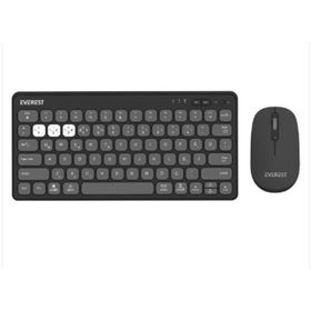 Everest Lumi KM-BT903 Gri Kablosuz Klavye Mouse Seti