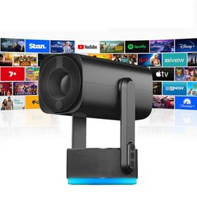 Everest PJ08 Siyah 5200 mAh 1280-720P HD 4K Android 11 HD Projeksiyon