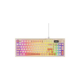 Everest Silent Pro KB-79 Bej-Pembe-Turuncu RGB Membrane Switch Kablolu Gaming Klavye