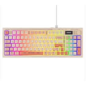 Everest Silent Pro KB-79 Bej-Pembe-Turuncu RGB Membrane Switch Kablolu Gaming Klavye