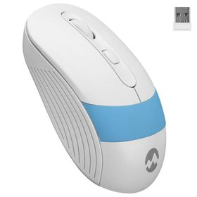Everest SM-18 Beyaz-Mavi Optik Kablosuz Mouse