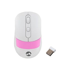 Everest SM-18 Usb Beyaz-Pembe 2.4Ghz Optik Kablosuz Mouse