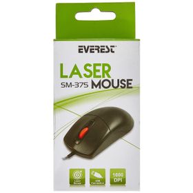 Everest SM-375 Siyah lazer Mouse