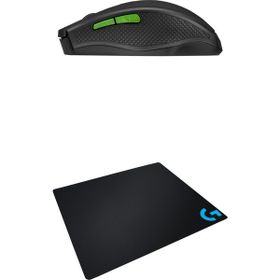 Everest SMW-777 USB Siyah 2.4ghz Optik Wireless Mouse + Logitech Gaming Mouse Pad