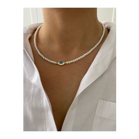 Everglow Jewelry Göz Detaylı İnci Kolye