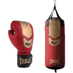 Everlast P00003139 Kırmızı Prospect 2 Çocuk Boks Torbası Eldiven Seti