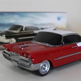 Everton RT-1954 Kırmızı Arabalı Bluetooth FM-USB-TF-Aux Şarjlı Nostaljik Radyo