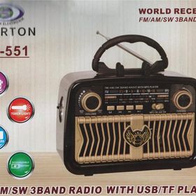 Everton RT-551 Bluetooth FM-Usb-TF-Aux Şarjlı Nostaljik Radyo