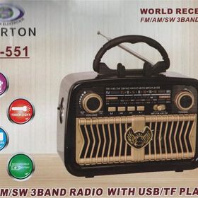 Everton RT-551 Bluetooth FM-Usb-TF-Aux Şarjlı Nostaljik Radyo