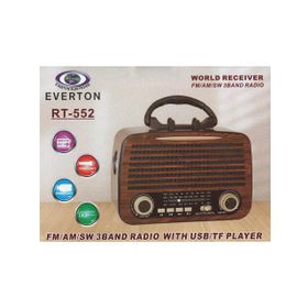 Everton RT-552 Bluetooth Fm-Usb-Tf-Aux Şarjlı Nostaljik Radyo