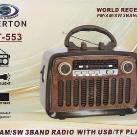 Everton RT-553 Bluetooth Fm-Usb-Tf-Aux Şarjlı Nostaljik Radyo