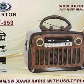 Everton RT-553 Bluetooth Fm-Usb-Tf-Aux Şarjlı Nostaljik Radyo