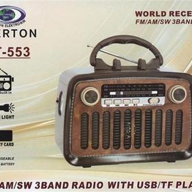 Everton RT-553 Bluetooth Fm-Usb-Tf-Aux Şarjlı Nostaljik Radyo