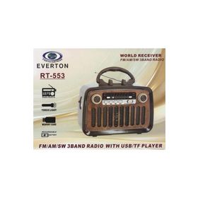 Everton RT-553 Bluetooth Fm-Usb-Tf-Aux Şarjlı Nostaljik Radyo