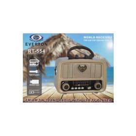 Everton RT-554 Bluetooth Fm-Usb-Tf-Aux Şarjlı Nostaljik Radyo