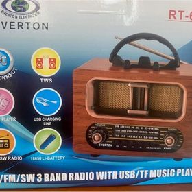 Everton RT-657 Bluetooth Fm-Usb-Tf-Aux Şarjlı Nostaljik Radyo
