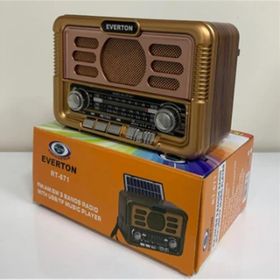 Everton RT-671 Bluetooth Fm-Usb-Tf-Aux Şarjlı Nostaljik Radyo
