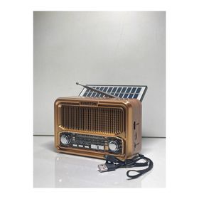 Everton RT-672 Bluetooth Fm-Usb-Tf-Aux Şarjlı Solar Nostaljik Radyo