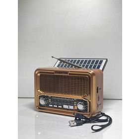 Everton RT-672 Bluetooth Fm-Usb-Tf-Aux Şarjlı Solar Nostaljik Radyo