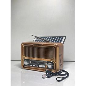 Everton RT-672 Bluetooth Fm-Usb-Tf-Aux Şarjlı Solar Nostaljik Radyo