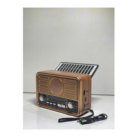 Everton RT-673 Bluetooth Fm-Usb-Tf-Aux Şarjlı Solar Nostaljik Radyo