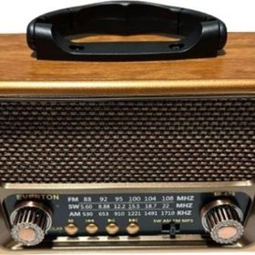 Everton RT-675 Bluetooth Fm-Usb-Tf-Aux Şarjlı Solar Nostaljik Radyo