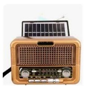 Everton RT-711-Usb-Tf-Am-Fm-Sw-Tws-Usb Güneş Eenerjili Nostaljik Radyo