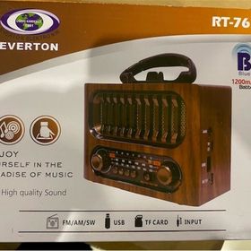 Everton RT-745 -Usb-Tf-Am-Fm-Sw-Blue-Connect-Tws-Usb Şarj Nostaljik Radyo