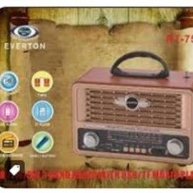 Everton RT-759 Bluetooth Fm-Usb-Tf-Aux Şarjlı Nostaljik Radyo