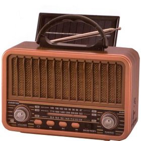 Everton RT-834 Solar Güneş Panelli Nostaljik Radyo