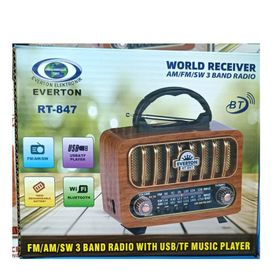 Everton RT-847 Solar Paneli Nostaljik Radyo