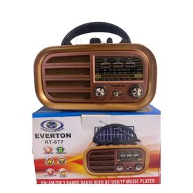 Everton RT-877 Solar Enerjili FM/BT/USB Özelikli Radyo