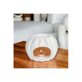 Evidea 11.5 cm Krem Deco Bona Seramik Buhurdanlık