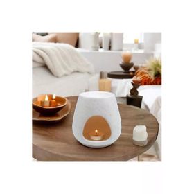 Evidea 11 cm Krem Deco Enyo Seramik Buhurdanlık